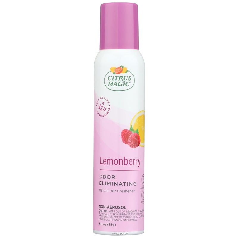 Citrus Magic Natural Odor Eliminating Air Freshener Spray, Lemonberry, 3-Ounce - Image 1